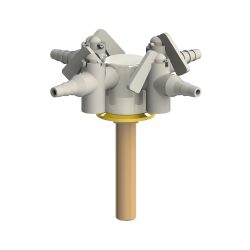 Brownall Drop Lever Gas Tap XL1267-4