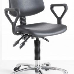 DPU lab chair with optional arms