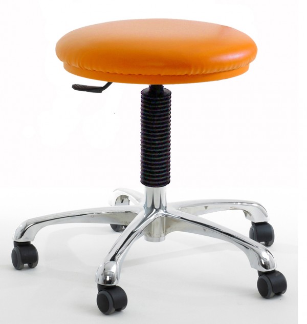 SUD lab stool tangerine