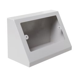 Single Sided Twin Gang PED Box - Grey